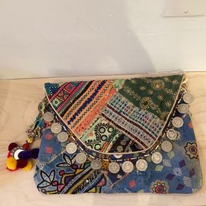 SHASHI multi color clutch